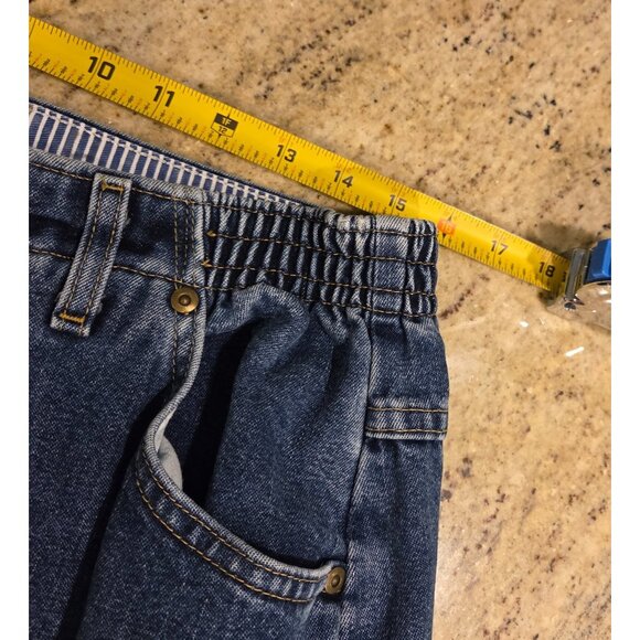 LL Bean Women's Double L Comfort Waist Size 32x28 Reg Jeans Blue Denim Hi-Rise - Picture 3 of 13